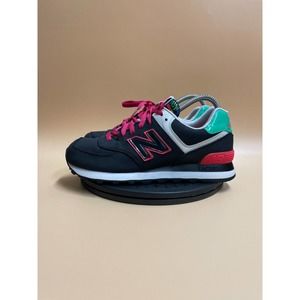 Womens New Balance 574 Encap Polo Tropical Black Running Shoes Size 8